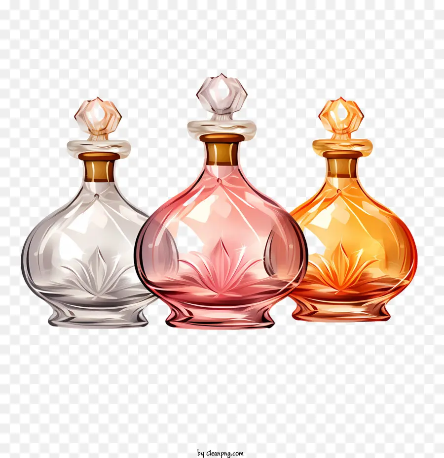 Parfümflasche Parfümflasche Kristall Vintage Glas - 