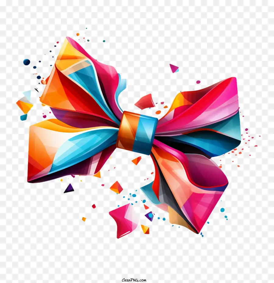international bow day artistic colorful abstract bold