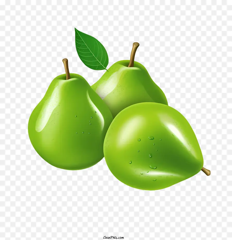 green pears fruit pears green round