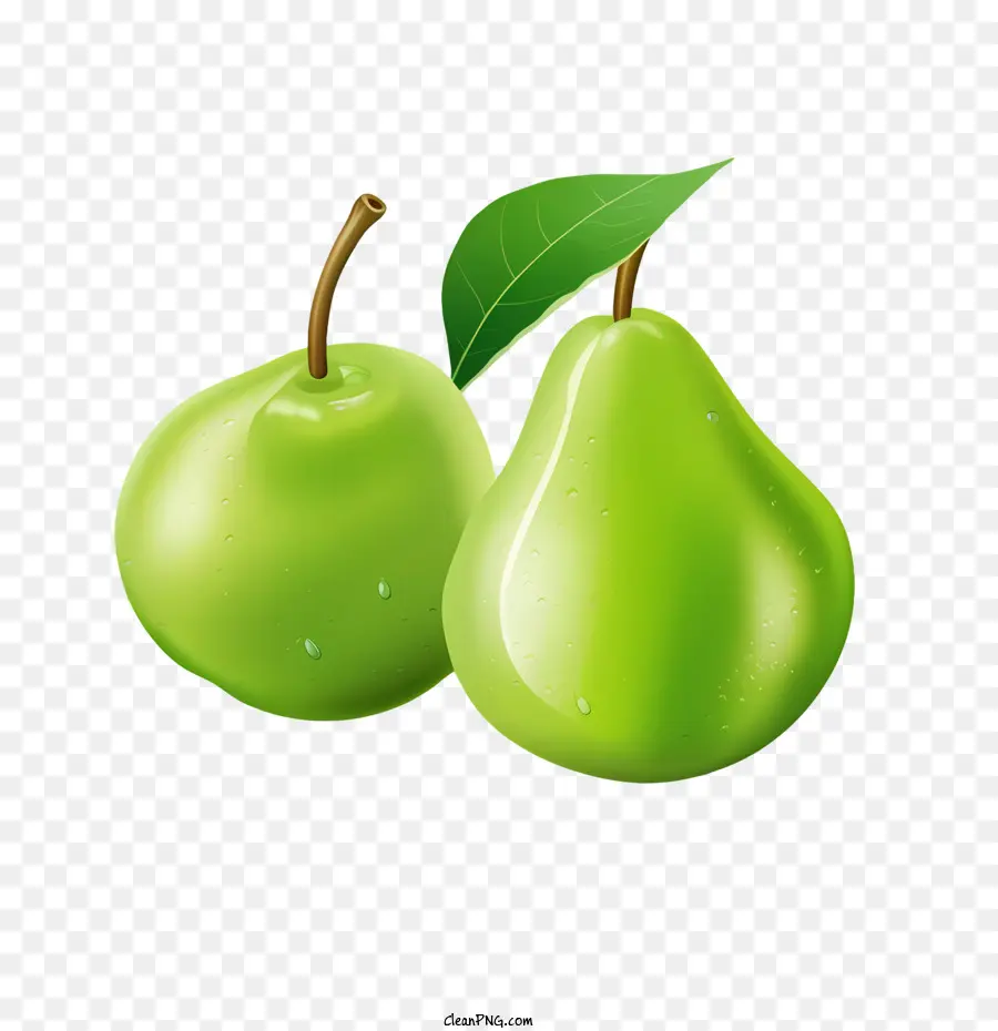 grüne Birnen Apfelgrün Frucht Reifigkeit - 