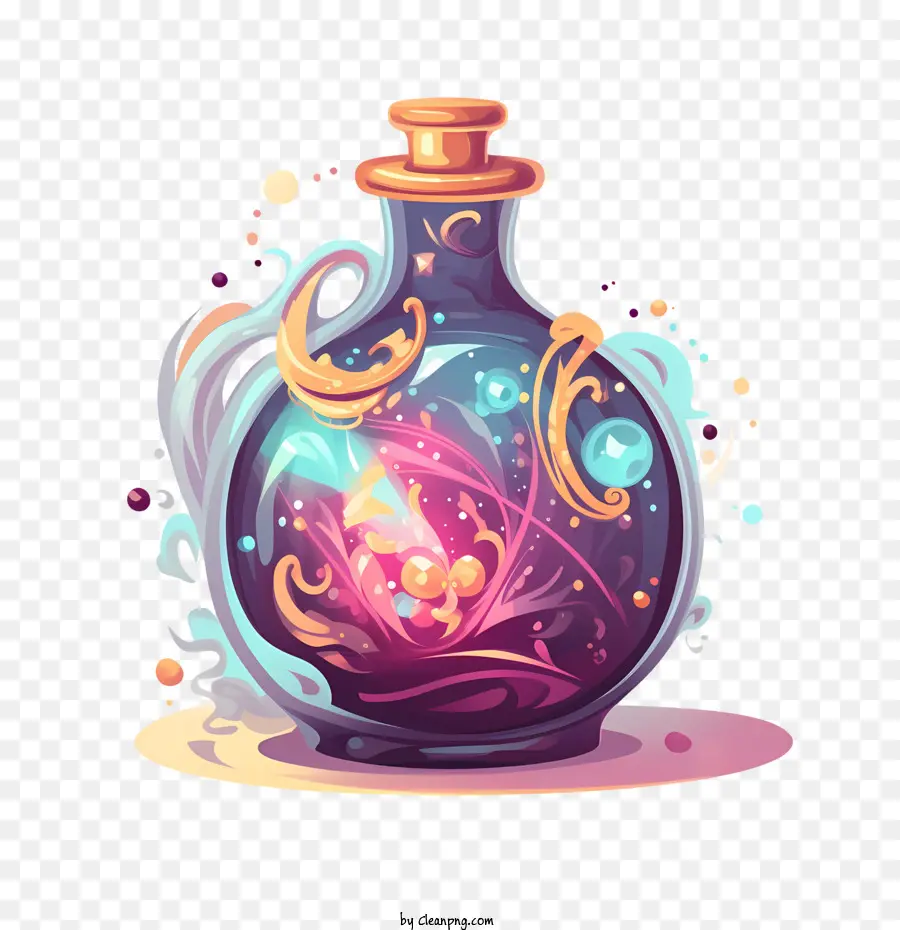 Magic Potion Mystery Magical Potion Glass Bottle - 