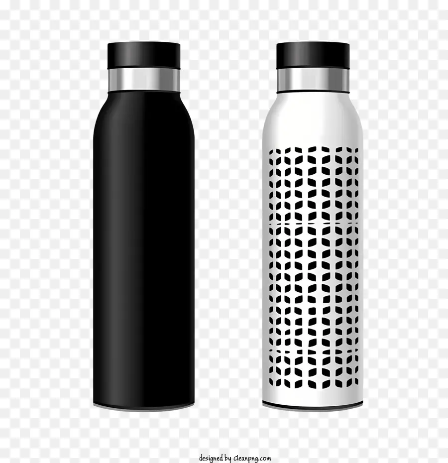 water bottle water bottle stainless steel black white