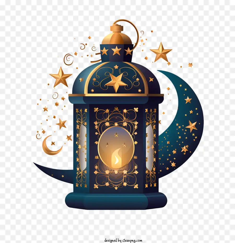 Ramadan Kareem Lantern Moon Star Night Lantern - 