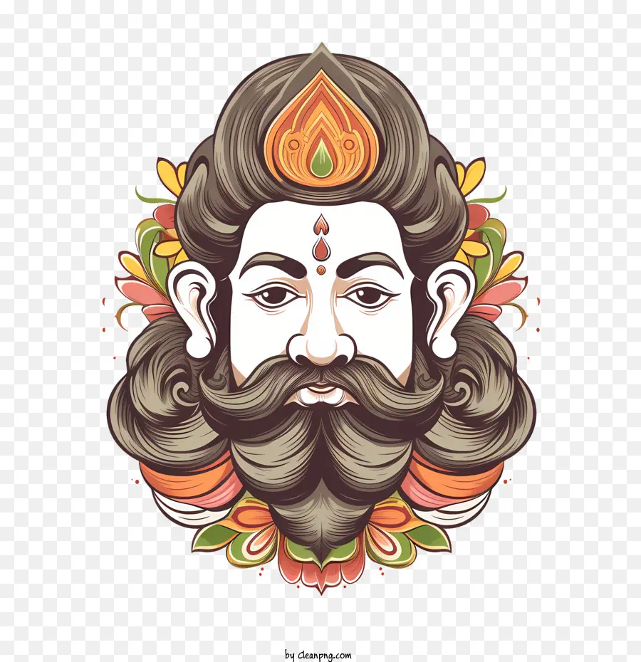 Khuôn mặt trừu tượng của đạo Hindu Lord Lord Vishnu Hindu Thiên Chúa tôn giáo Hindu - 