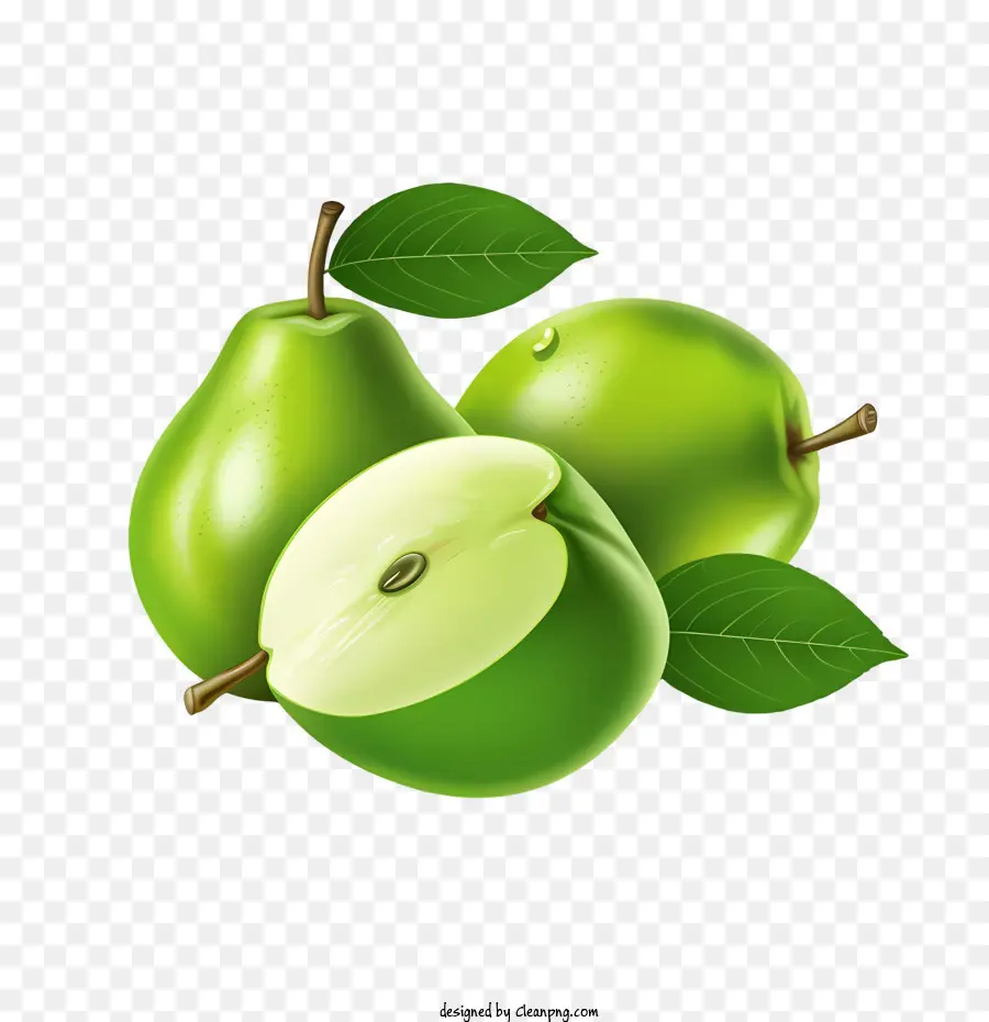 green pears fresh juicy green pears