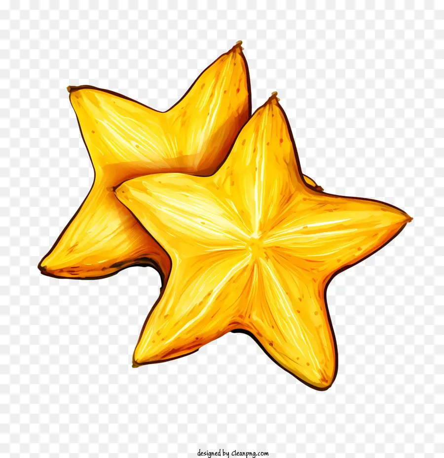 Starfruit Star sáng bóng ánh sáng vàng - 