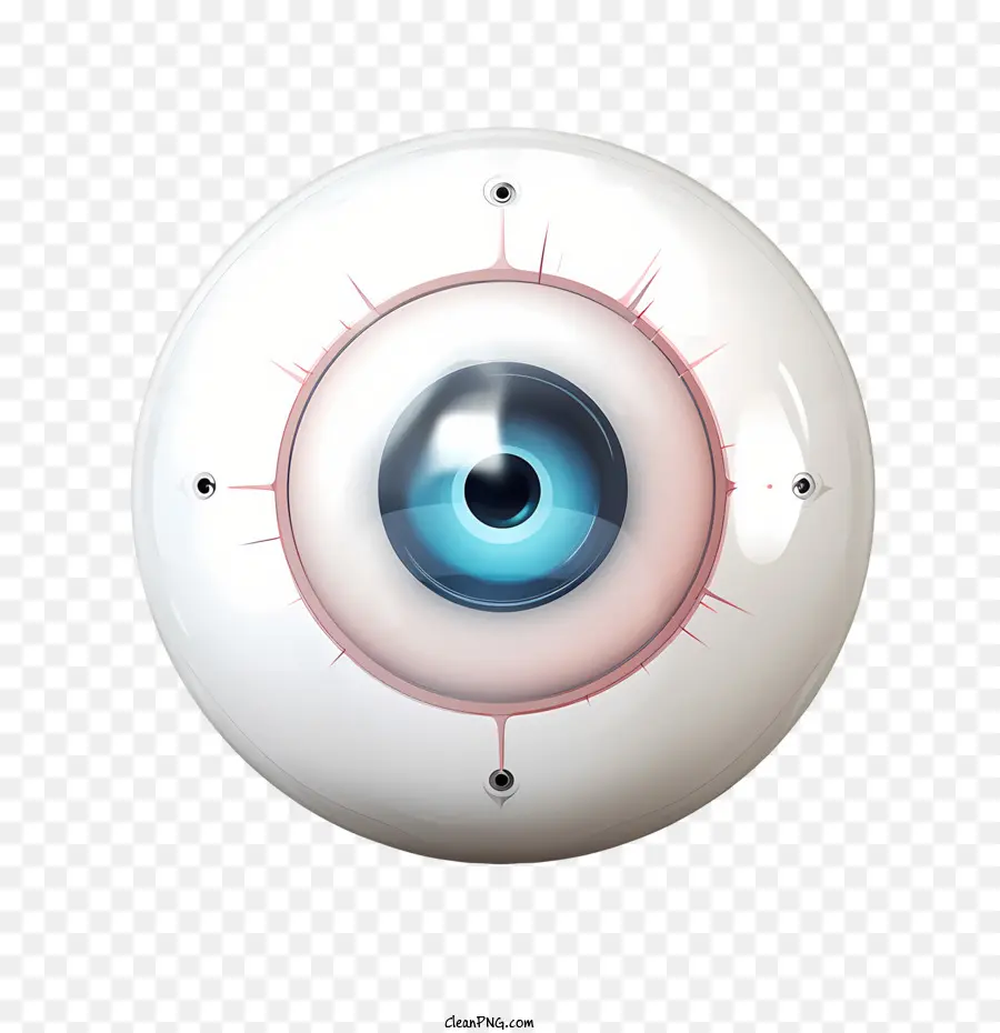 Halloween Augapfel Augenballglas menschliches Auge - 