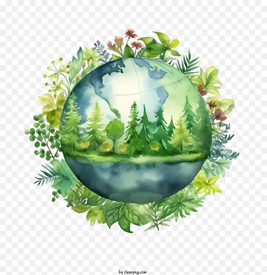 Grüne Planet Erde Umwelt Öko Erde Natur - 