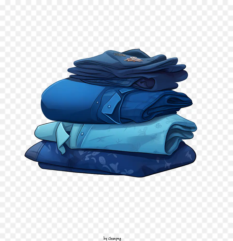 stack of clothes
 pile of clothes pants shirts tshirt