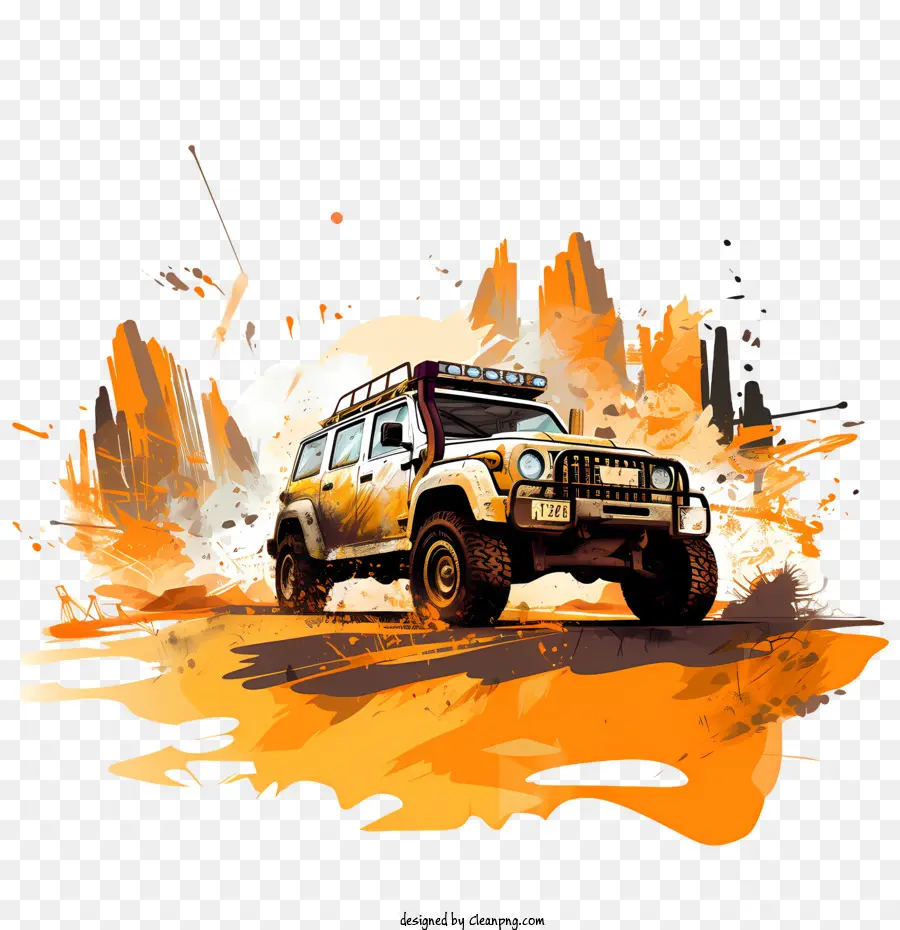 Internationaler Offroad-Tag Off Road Jeep Schlamm Abenteuer - 
