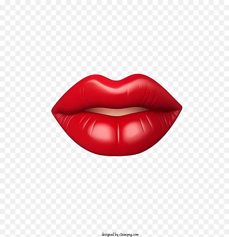 rote Lippen Red Lippenstift Lippenstift Gloss Schmollmund - 