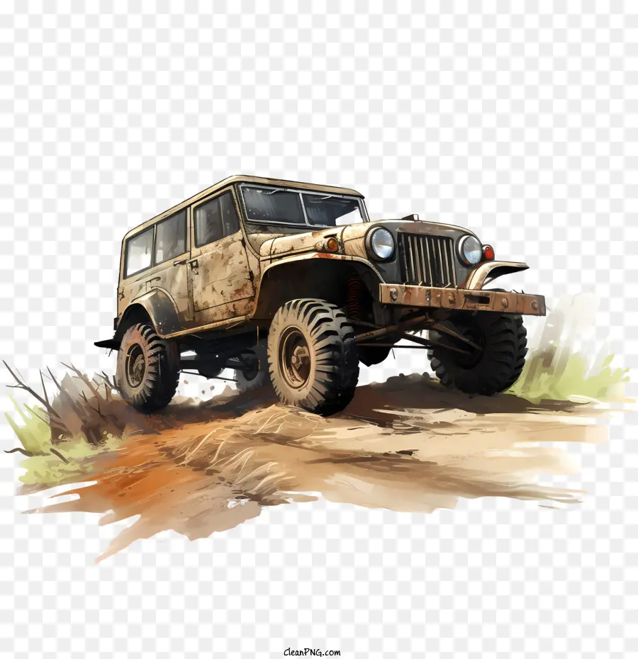 Internationaler Offroad-Tag Jeep Off Road Dirt Adventure - 