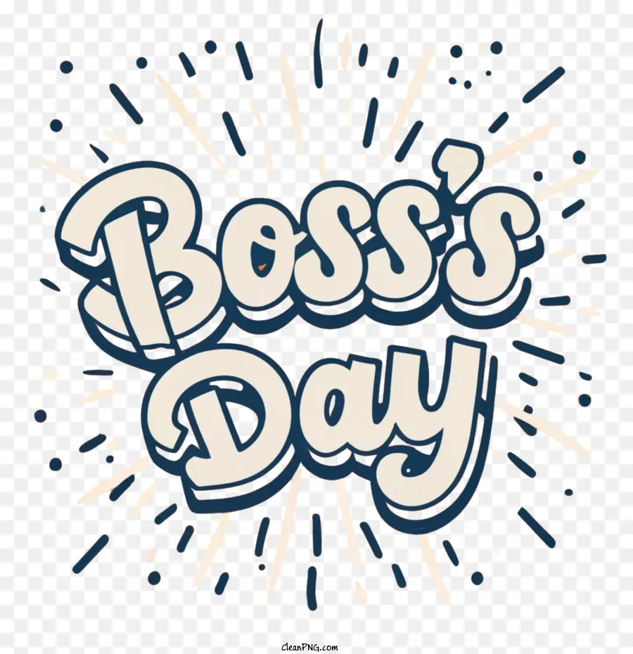 2023 boss's day boss day lettering vintage