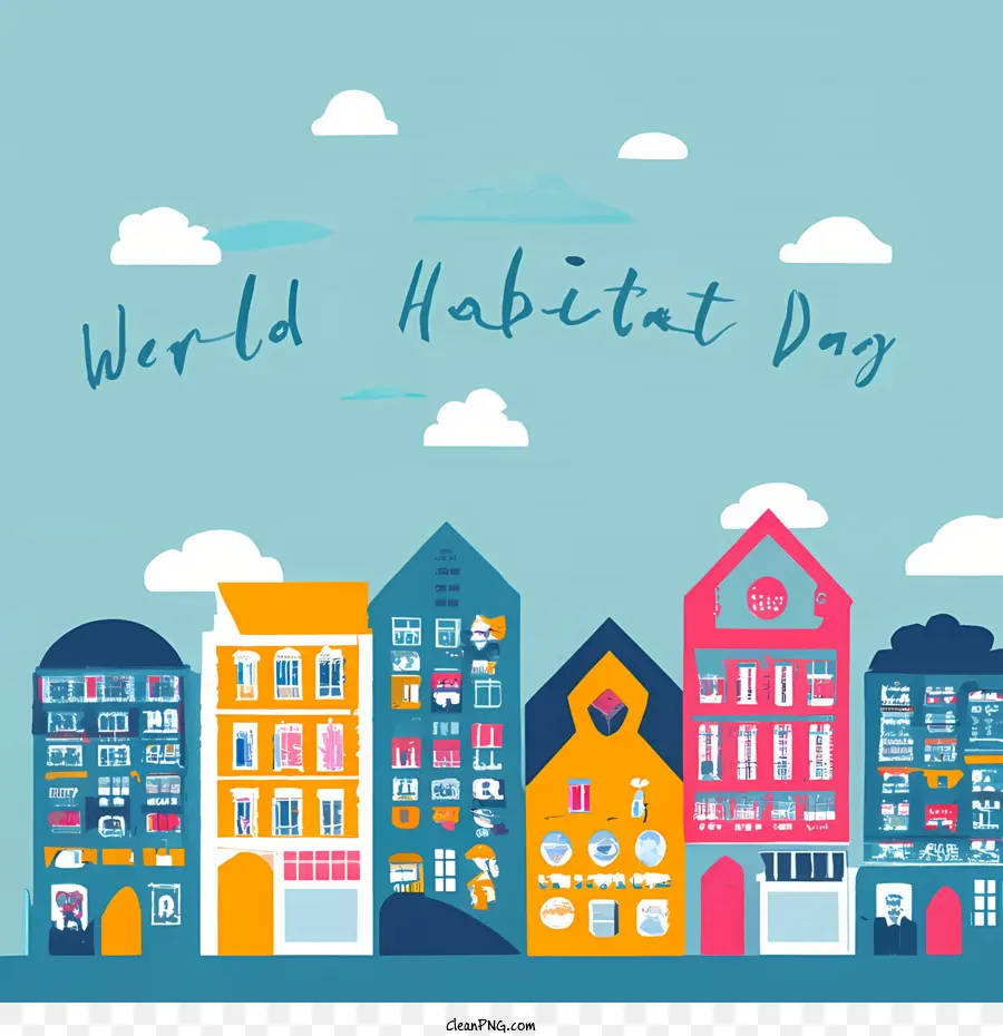 World Habitat Day Habitat Day Cityscape - 