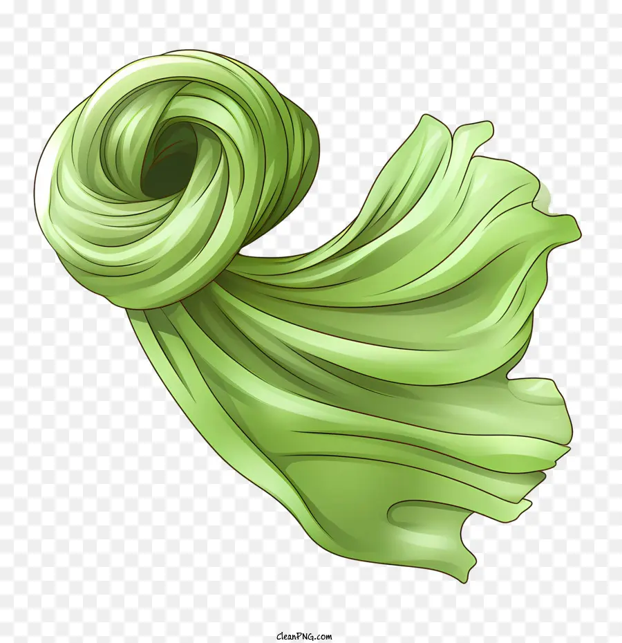 scarf day green silk scarf textured