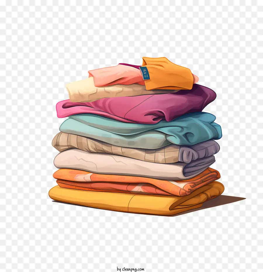 stack of clothes pile stack clothing folded