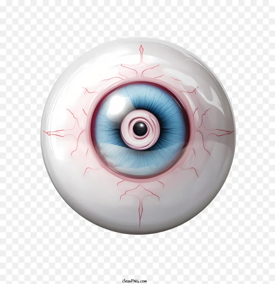 Halloween Augapfel Eye Red Pupille Iris - 