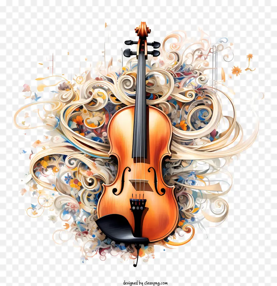 violin day violin music ornate intricate