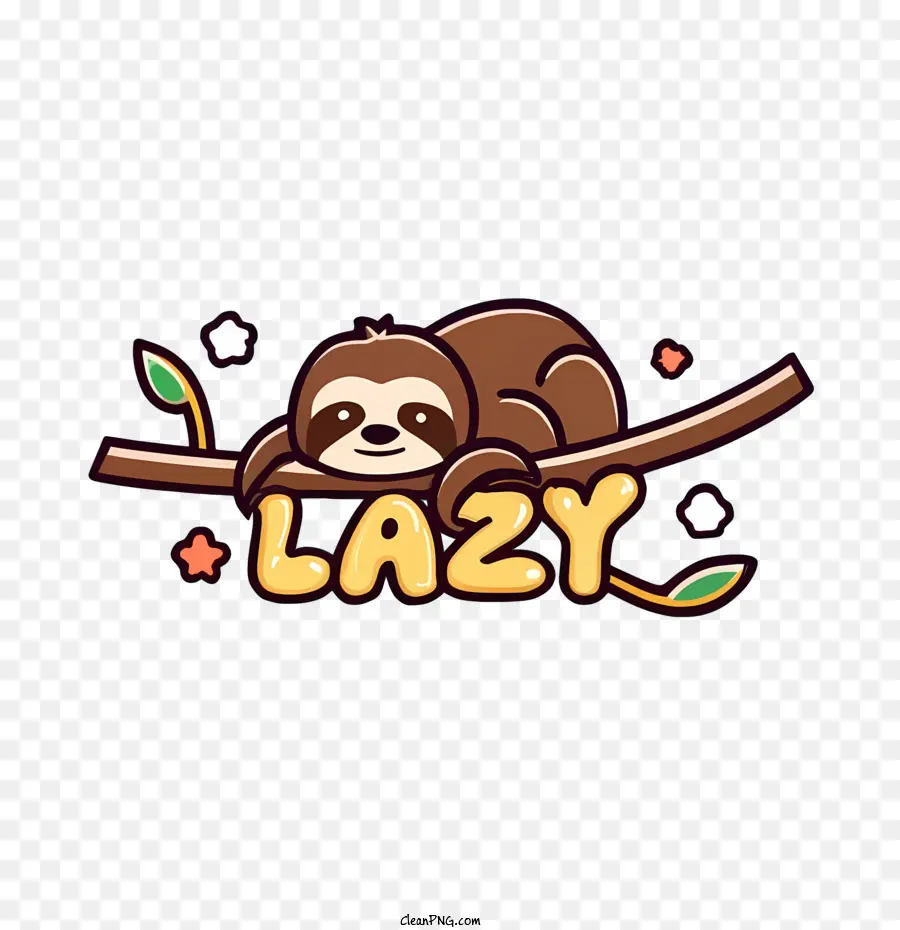 national lazy day lazy sloth cartoon animals
