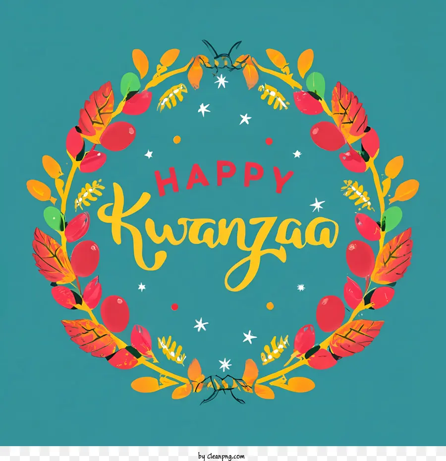 Happy Kwanzaa Happy Kranz Kranzblumen - 