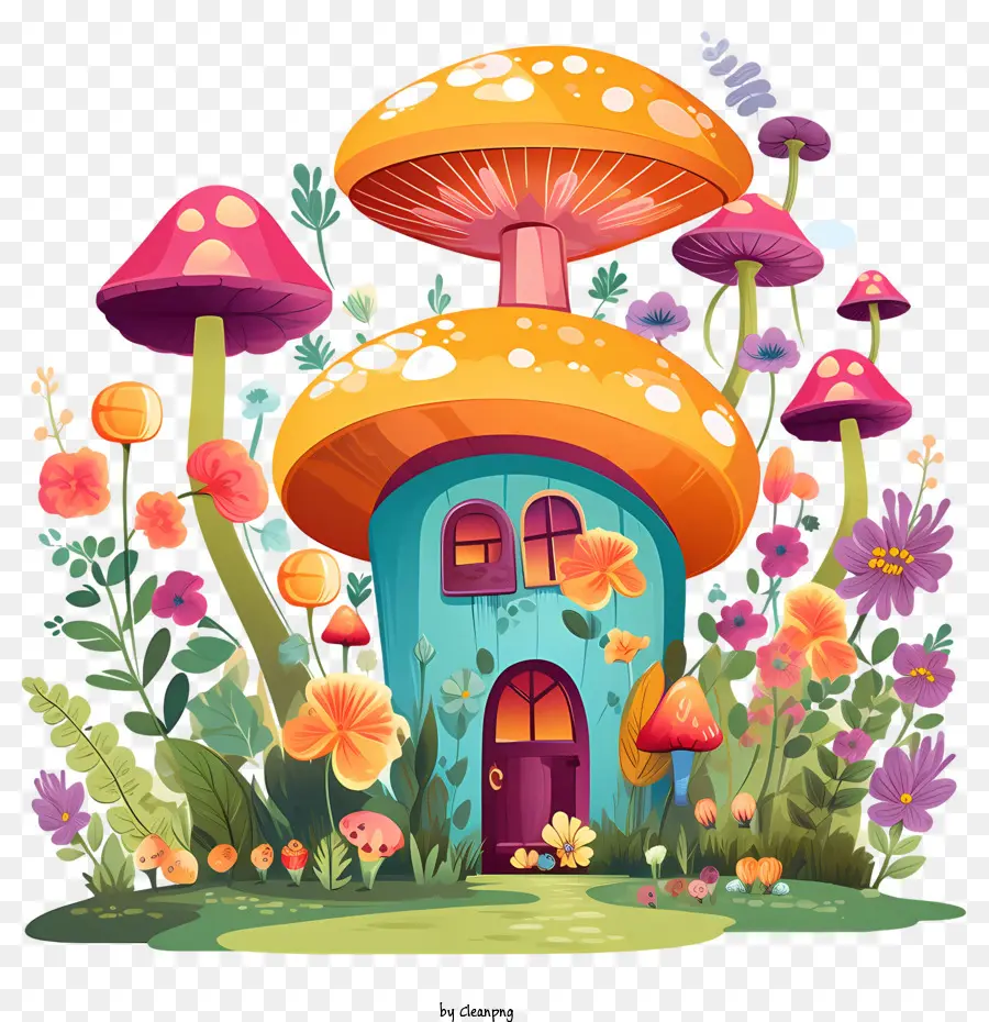 mushroom house mushroom gnome toadstool fantasy
