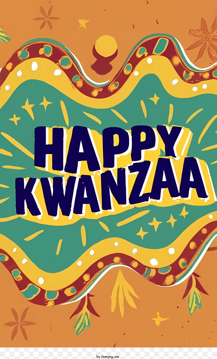 Chúc mừng kwanzaa vui vẻ Kwanzaa lễ kỷ niệm đầy màu sắc - 