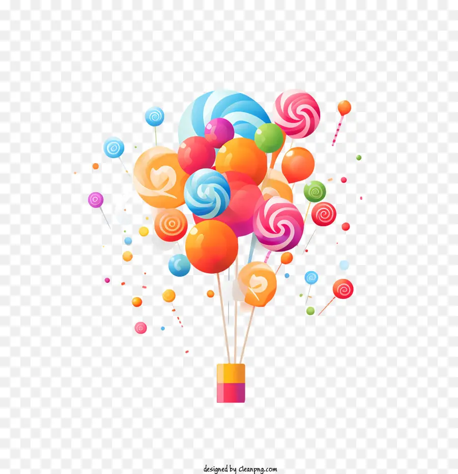 Candy Day Candy Ballons lollipops süß - 