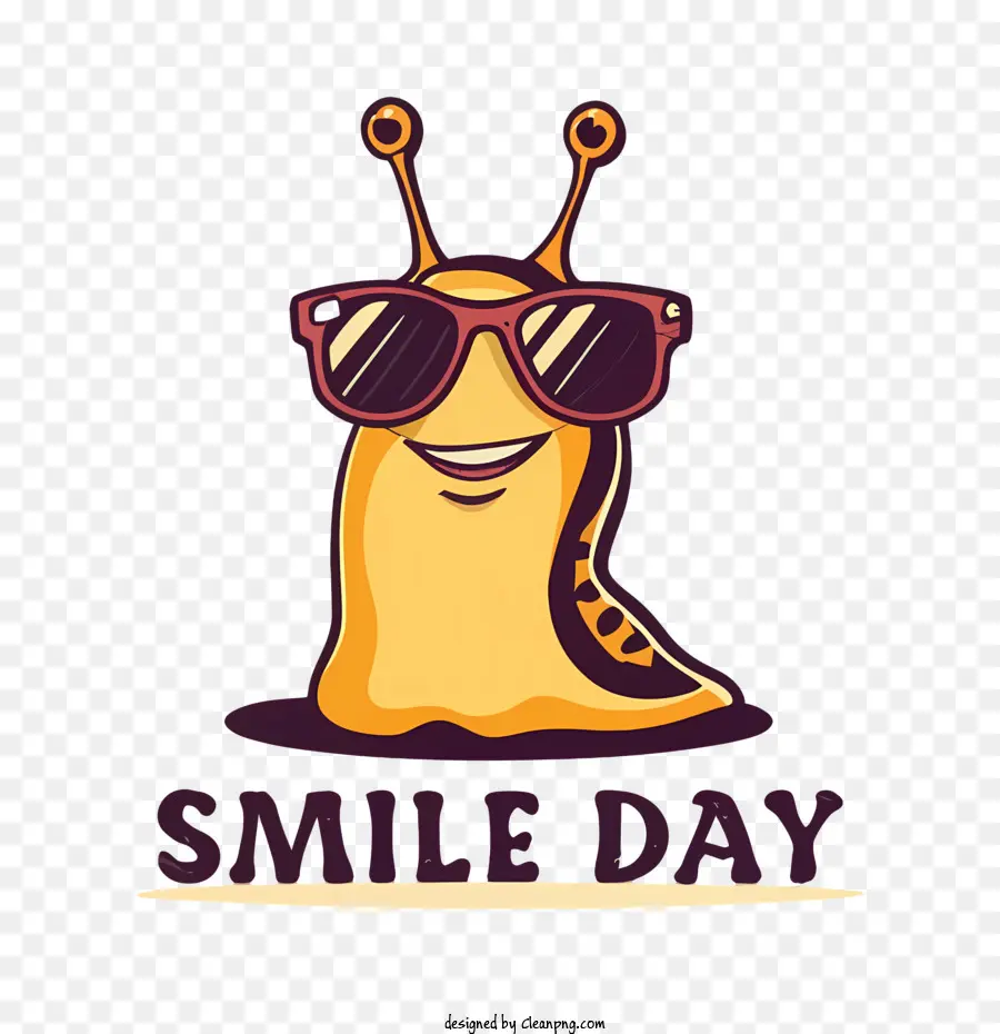 World Smile Day Snail Smiling Sun occhiali estate - 