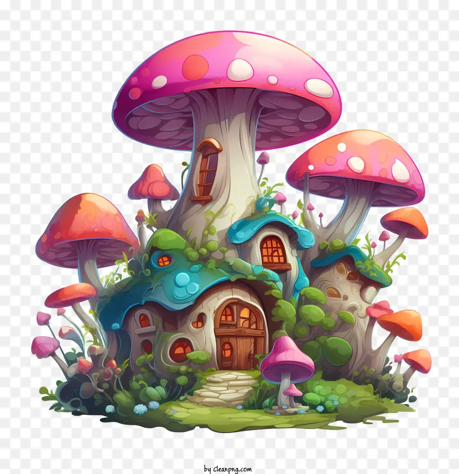 mushroom house mushroom house fairytale whimsical fantasy