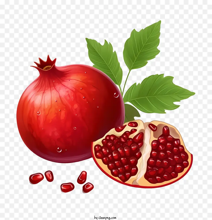 Granatapfel -Granatapfelfrucht rot reif - 