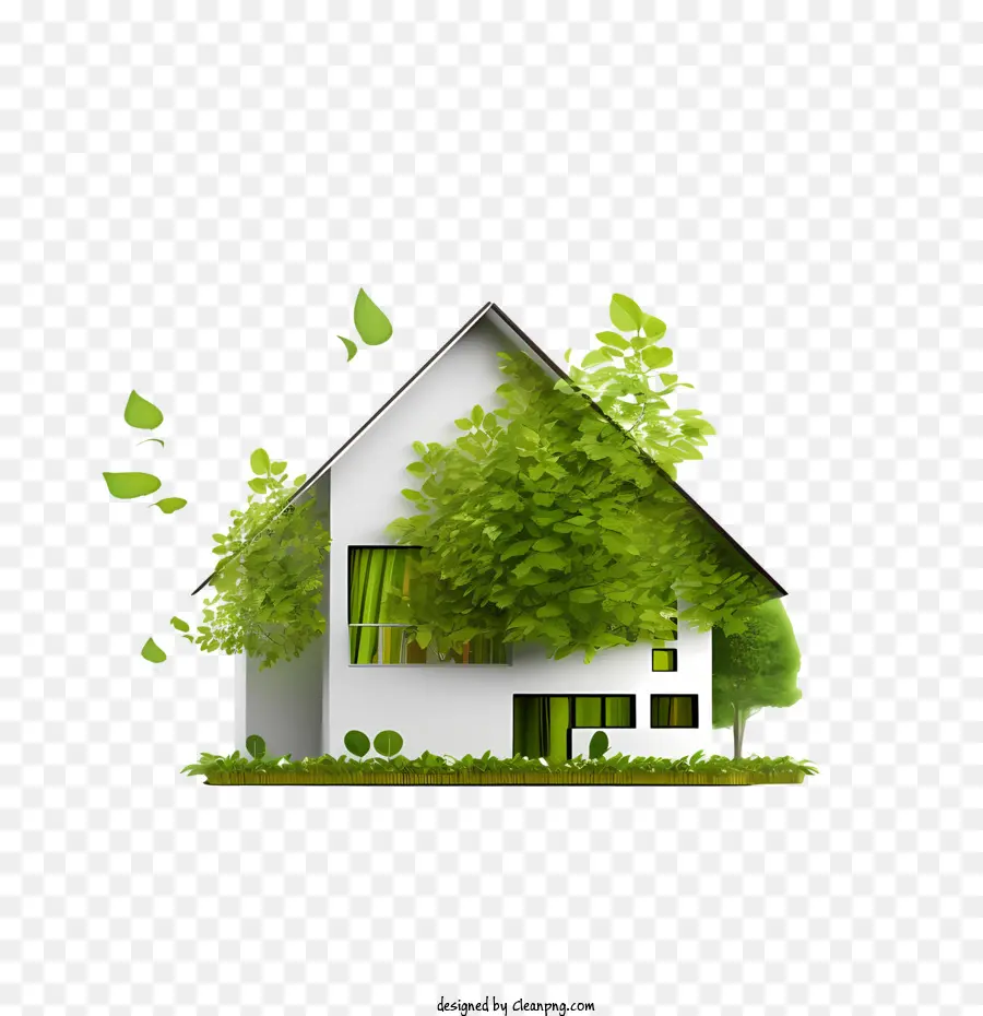 Öko-Haus umweltfreundlich nachhaltige grüne Gebäude Öko-Architektur - 