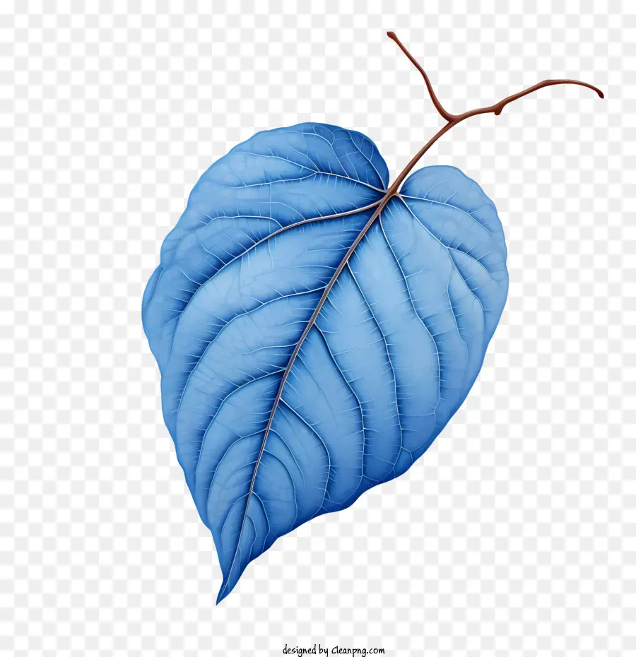 blue leaves blue leaf green watercolor