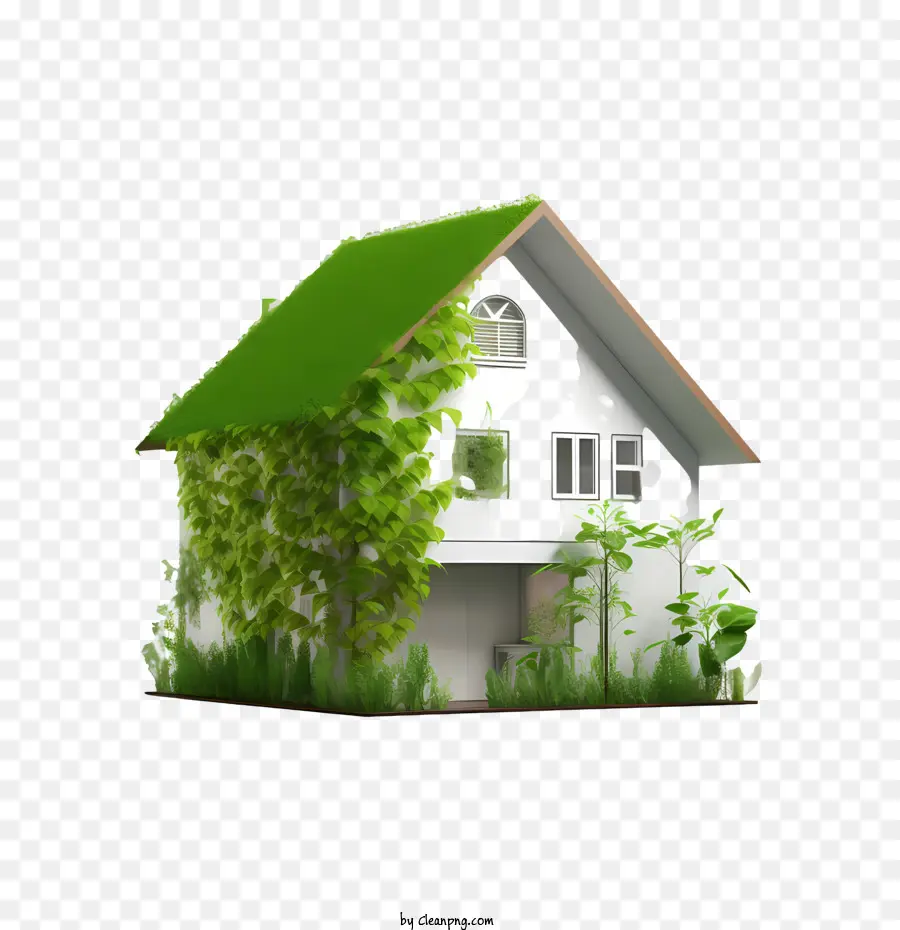 Öko -Haus Green House Öko -freundliches Haus Ökologisches Haus nachhaltiges Haus - 