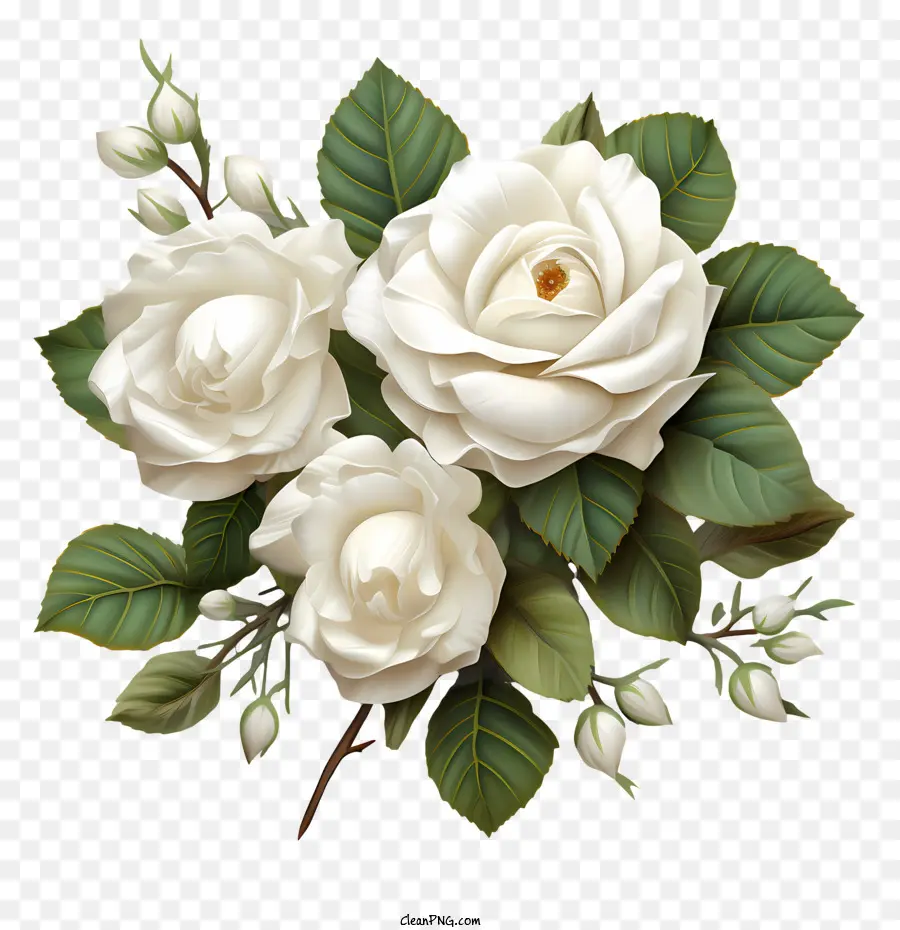 weiße Rosen - 