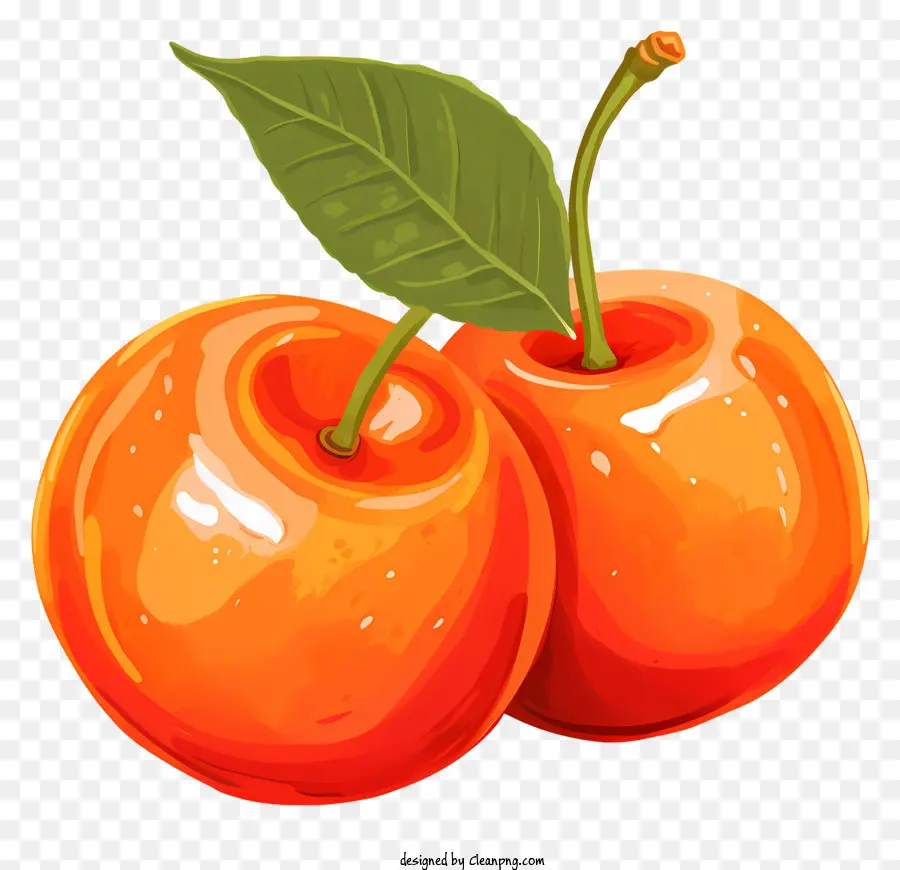 Foglie verdi arancioni mature viola e blu color verde arancione frutta arancione - Arancione maturo con foglie colorate su sfondo nero