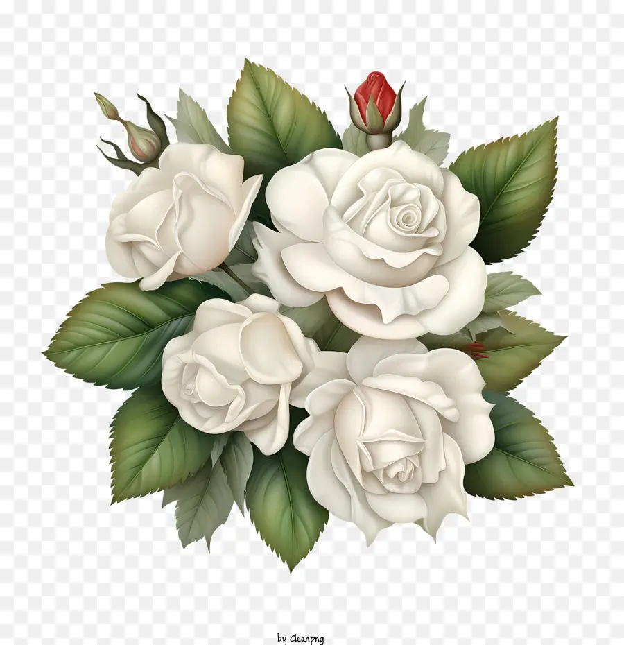 weiße Rosen - 