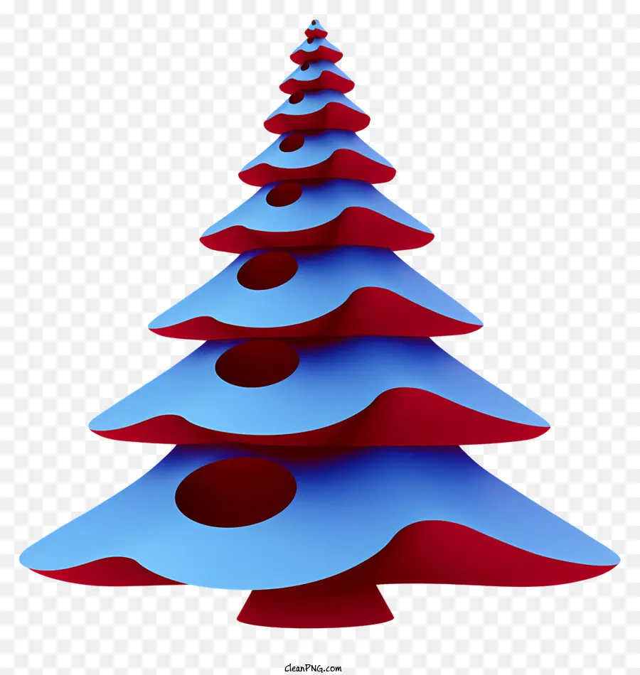 Auf den Kopf nach unten -Weihnachtsbaum blau und roter Weihnachtsbaum einzigartiger Weihnachtsbaum auf den Kopf Down Cone Tree Unkonventioneller Weihnachtsbaum - Verkehrter Weihnachtsbaum mit Blau und Rot