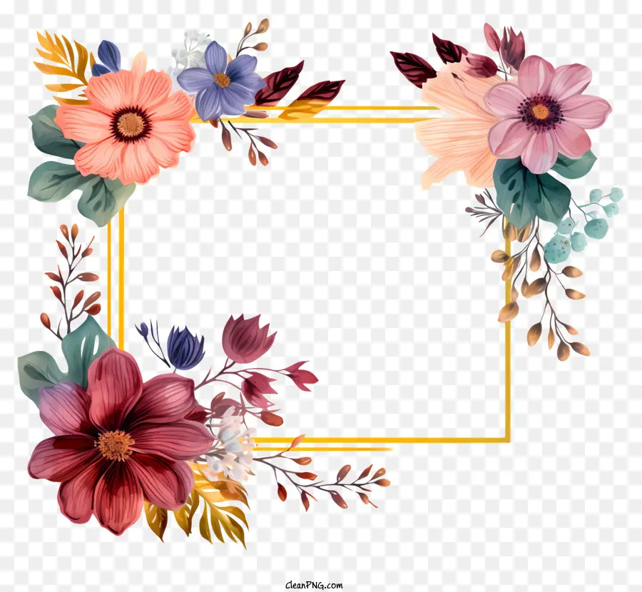 cornice floreale - Tramo floreale colorato adatto per eventi, matrimoni