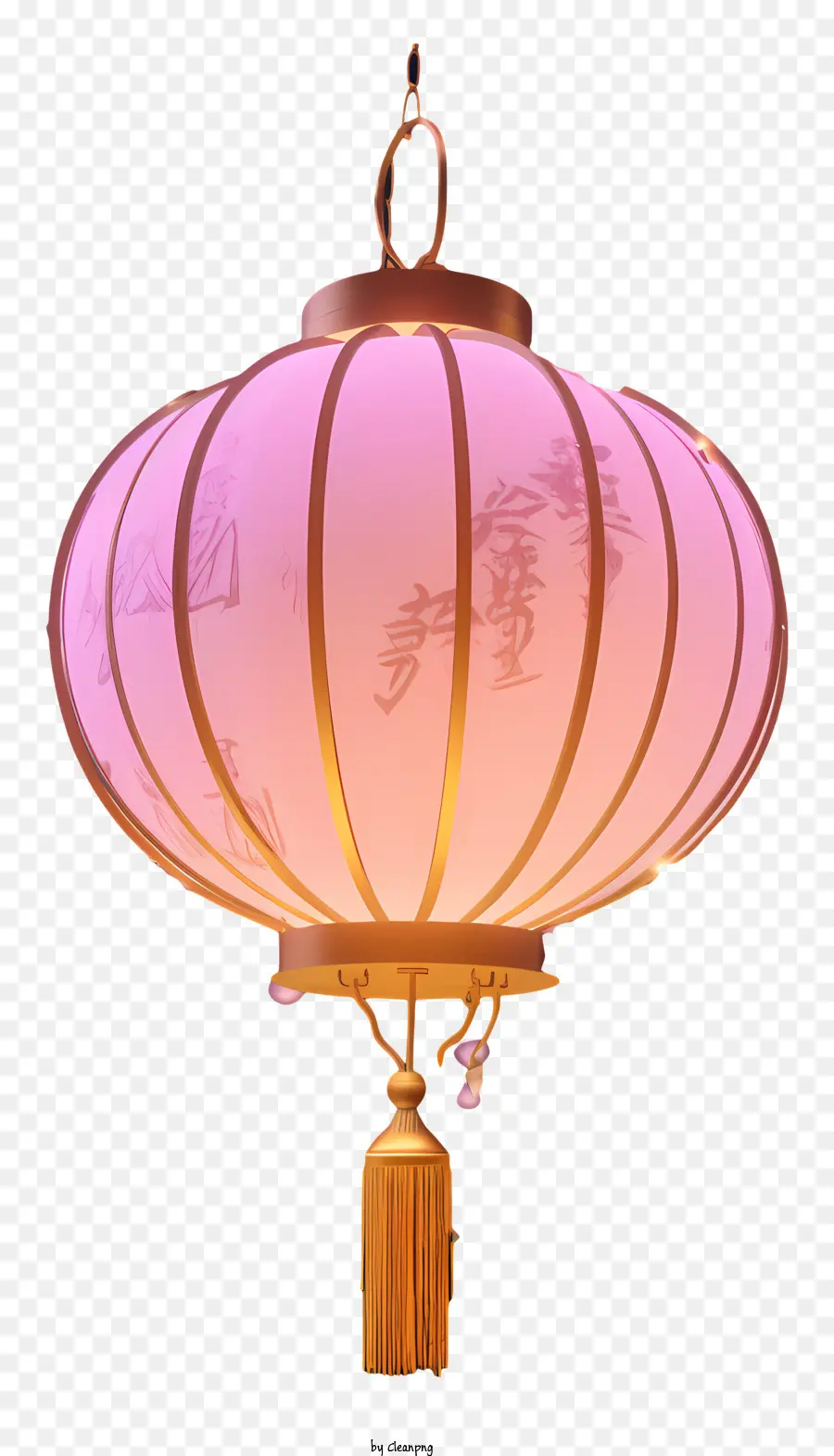 pink lantern chinese-style lantern lantern artwork silk lantern hanging lantern