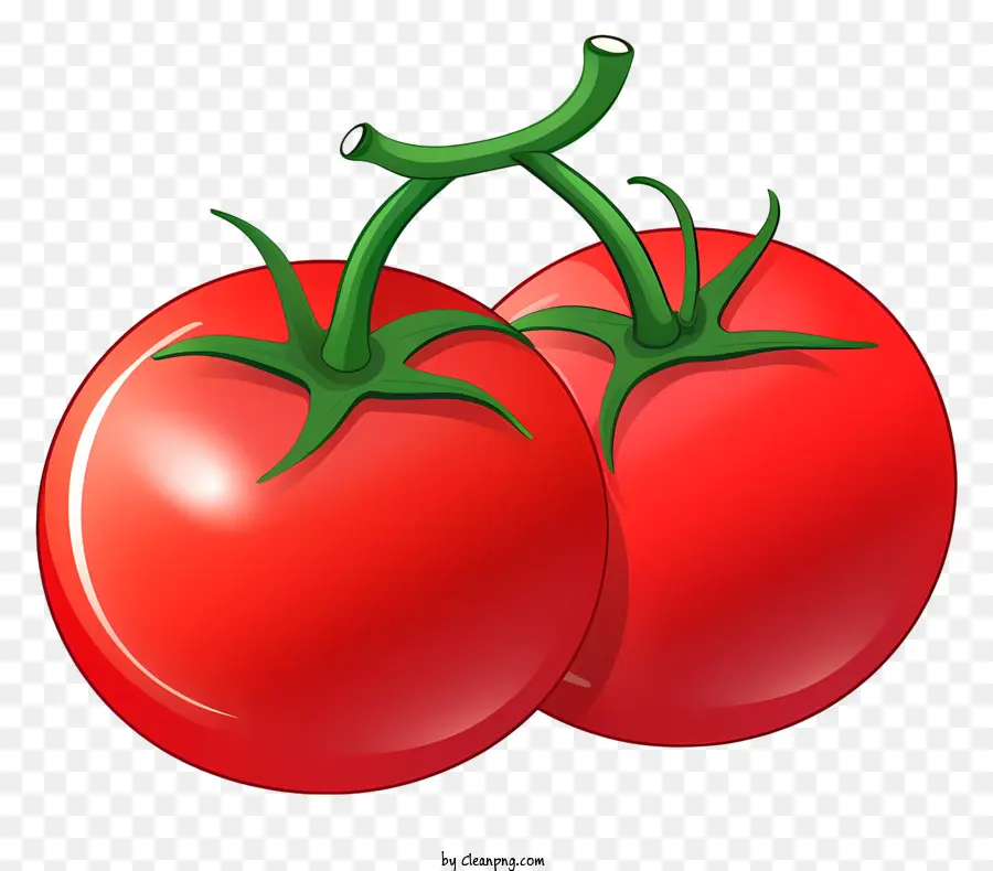 Tomaten reife Tomaten schwarzer Hintergrund rote Tomaten grüne Blätter - Reife rote Tomaten mit grünen Blättern auf Schwarz
