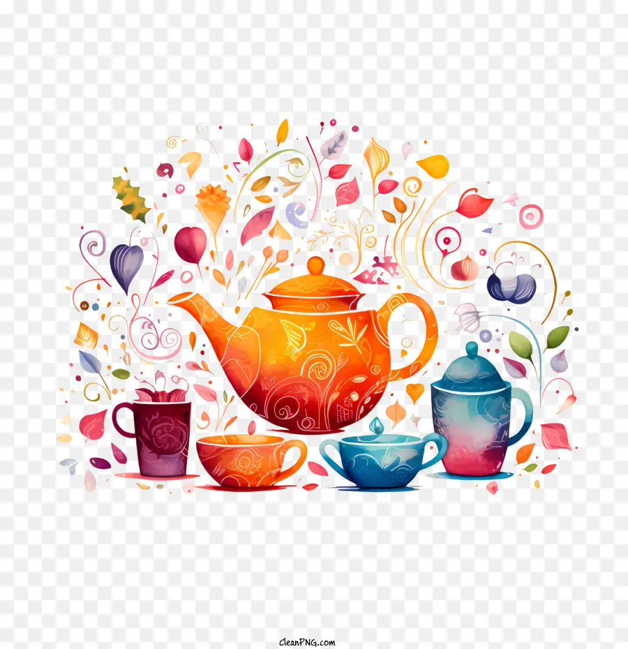 TEA TEA POAT INTERNAZIONALE TEA POT TEA TEA FOORE FIENI - 