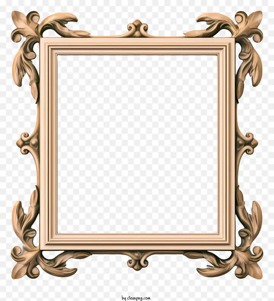 verzierter goldener Rahmen geätzter goldener Rahmen Nicht reflektierender Spiegel schöner Designspiegel komplizierter Schnitzerei Spiegel - Verzierter goldener Spiegel mit komplizierten Schnitzereien