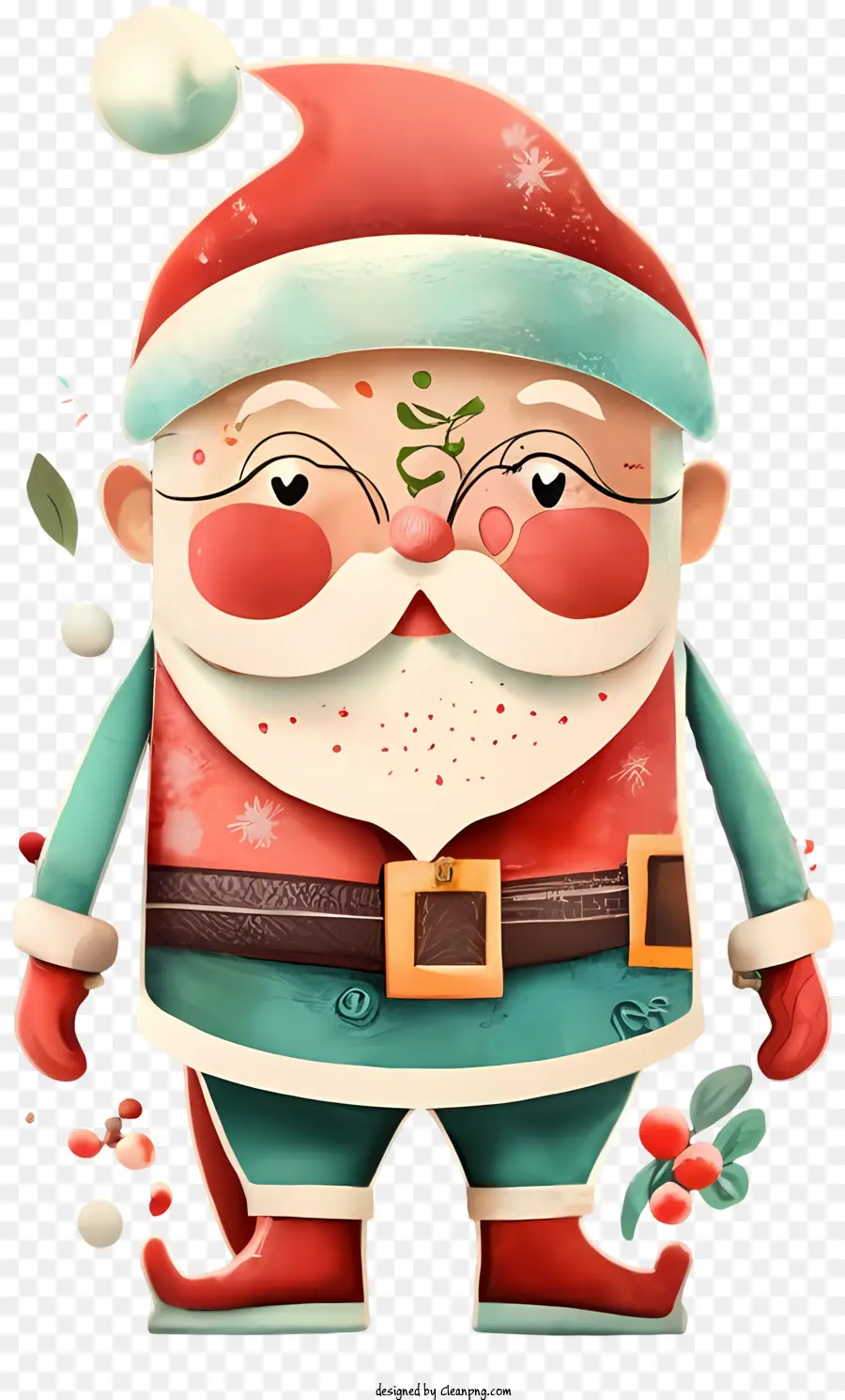 Cartoon Santa Claus Santa Weihnachten Cartoon Charakter - 