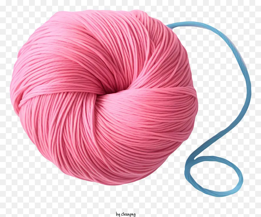 filato rosa filato a maglia all'uncinetto - Immagine del filo rosa