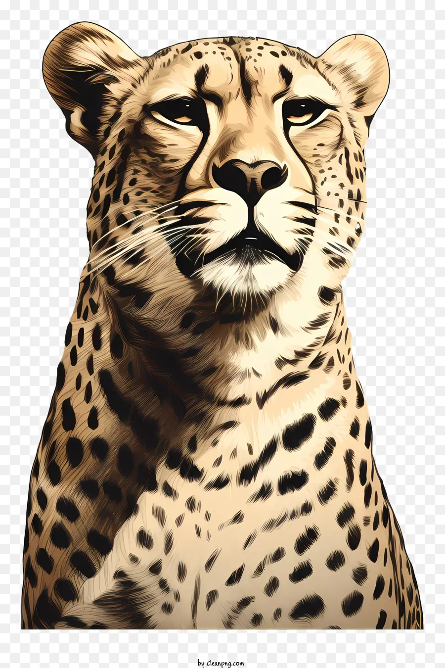 Natura di predatori animali di leopardo animali selvatici - Leopardo in profondità, trasuda potere
