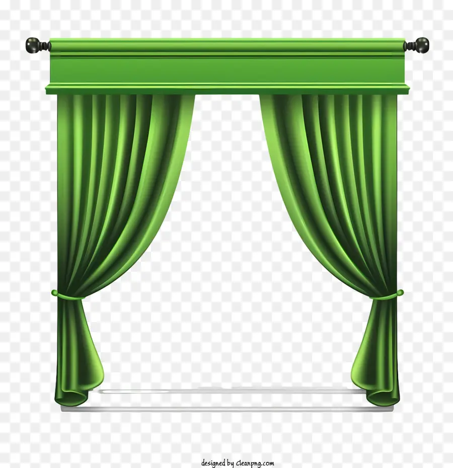 green curtain green curtain stage curtain theater curtain drapes