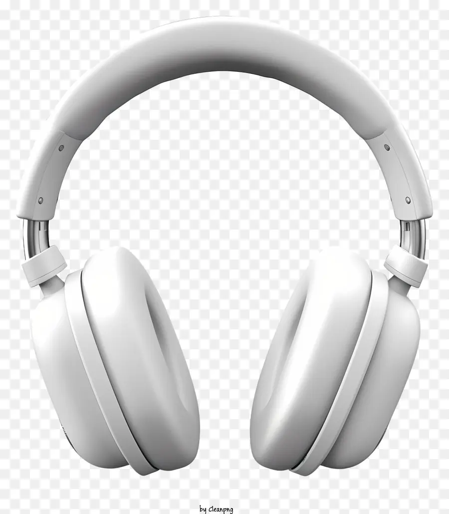 Weiße Kopfhörer Over-Ear-Kopfhörer bequeme Kopfhörer Einfacher Design Kopfhörer saubere Design-Kopfhörer - Weiße Over-Ear-Kopfhörer mit elegantem Design und Komfort