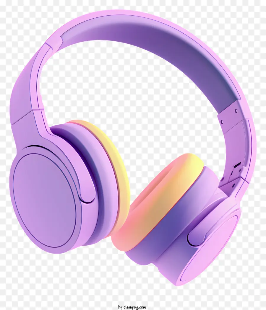 Lila Kopfhörer Wireless Kopfhörer Ohrhörer Kopfhörerfarben Kopfhörerzubehör - Lila drahtlose Kopfhörer mit weißem Logo, guter Zustand