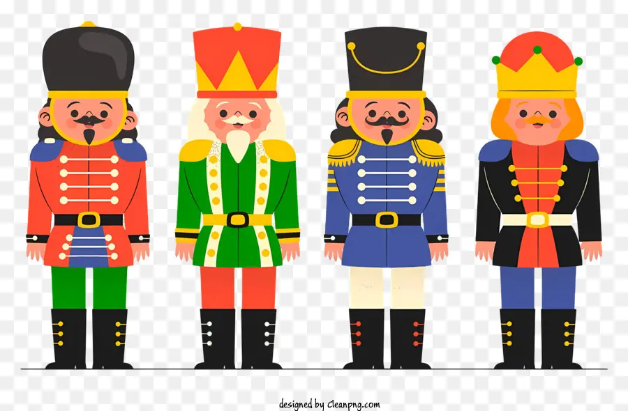 vương miện - Ba nhạc sĩ mặc đồng phục quân sự với các nhạc cụ