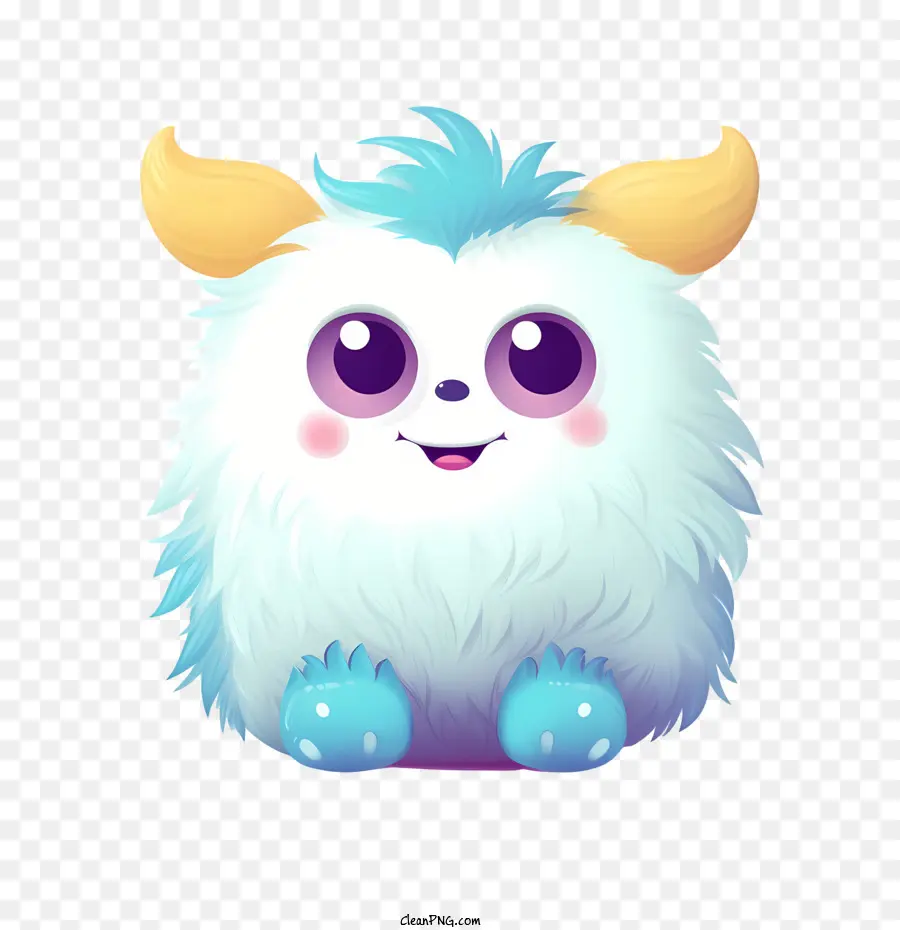 monster cute adorable fluffy white